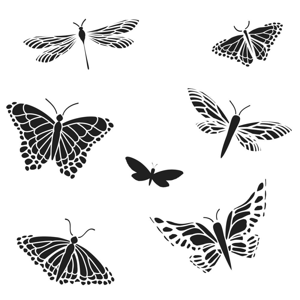 Mariposas Stencil