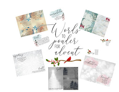 Words to Ponder for Advent Printable Journal